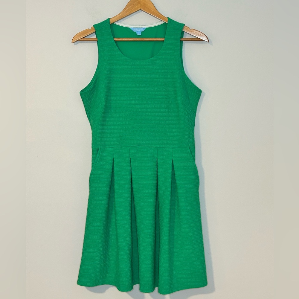 Draper James RSVP Green Fit and Flare Dress – Size Small